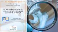 WEBINAIRE: LA PROTHÈSE TOTALE DE HANCHE ET LA REPRISE D'ACTIVITÉ SPORTIVE